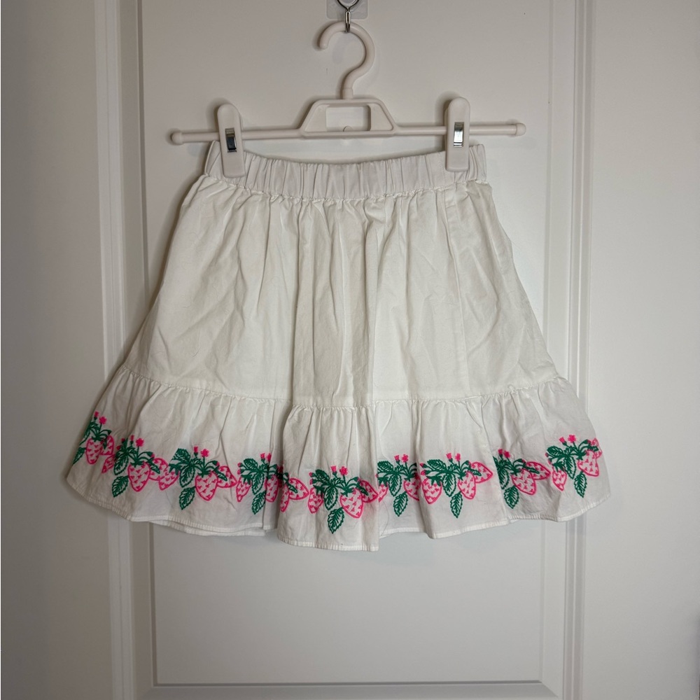 J Crew Girls Embroidered Skirt